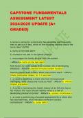 CAPSTONE FUNDAMENTALS  ASSESSMENT LATEST  2024&sol;2025 UPDATE &lbrace;A&plus;  GRADED&rcub;