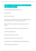 Accessibility for Ontarians with Disabilities Act Training Module