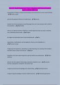 Nurs 311- Health Assessment- Exam 1-Questions with Correct Answers&sol; Expert verified&sol; 100&percnt; Pass