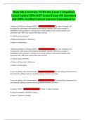 Maryville University NURS 661 Exam 3 MegaDeck Latest Update 2024-2025 Actual Exam 450 Questions and 100&percnt; Verified Correct Answers Guaranteed A&plus;