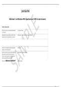    IMSA level 1 certification With Questions And 100&percnt; Correct Answers