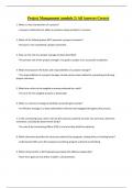 Project Management &lpar;module 2&rpar; All Answers Correct