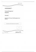 FIN3701 Assignment 1 &lpar;DETAILED ANSWERS&rpar; Semester 2 2024 - DISTINCTION GUARANTEEDCOMPLETE AND WELL EXPLAINED AND  VERIFIED BY EXPERTS 100&percnt; CORRECT &vert; LATEST UPDATE 2024&vert; GRADED A&plus; ALL YOU NEED TO PASS YOUR EXAMS &lbrack;ALREDY PASSED&rsqb;