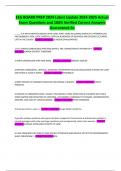 EEG BOARD PREP 2024 Latest Update 2024-2025 Actual Exam Questions and 100&percnt; Verified Correct Answers Guaranteed A&plus;