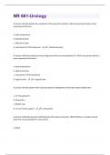 NR 661-Urology  Questions And Answers Rated A&plus; New Update Assured Satisfaction
