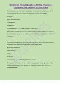 BUNDLE&colon;&colon;-OSTEOARTHRITIS  EXAMS WITH COMPLETE SOLUTIONS