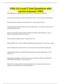 PGA 3&period;0 Level 2 Test Questions with correct answers 100&percnt;