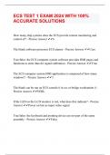 ECS TEST 1 EXAM 2024 WITH 100&percnt; ACCURATE SOLUTIONS