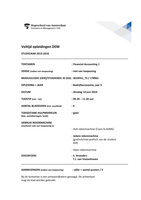 Tentamen Financial Accounting 1 14 juni 2016 met uitwerkingen