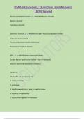 DSM-5 Disorders&semi; Questions and Answers  100&percnt; Solved 