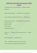 DSM Exam&semi; Questions and Answers 100&percnt;  Solved 
