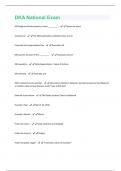DKA National Exam Questions and Answers 100&percnt; Verified
