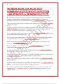MASTERY EXAM&comma; CAR SALES TEST COLORADO&period;WITH VERIFIED QUESTIONS AND ANSWERS&period;A&plus; GRADED&period;2024&sol;2025&period;