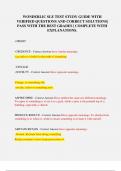 WONDERLIC SLE TEST STUDY GUIDE WITH  VERIFIED QUESTIONS AND CORRECT SOLUTIONS&vert;  PASS WITH THE BEST GRADES &vert; COMPLETE WITH  EXPLANATIONS&period;