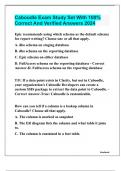 Caboodle Exam Study Set With 100&percnt; Correct And Verified Answers 2024