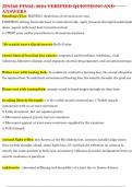 MN552 FINAL 2024 VERIFIED QUESTIONS AND ANSWERS