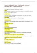 Core CCHI Exam Practice With Expertly Answered  Questions&vert; 100&percnt; Guranteed Success&period;