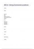 SN 3&colon;2 - Giving Commands &lpar;Locations&rpar; Exam 2024&sol;2025 Questions With Verified & Completed Solutions&period;