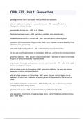 CMN 572&comma; Unit 1&comma; Gonorrhea Exam 2024&sol;2025 Questions With Completed & Verified Solutions&period;
