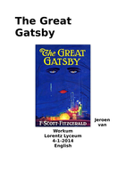 Boekverslag incl. samenvatting, brief, thema's The Great Gatsby