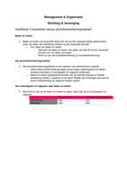 Management & Organisatie, Stichting&Vereniging, Hoofdstuk 3