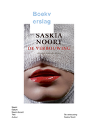 Boekverslag De Verbouwing Saskia Noort