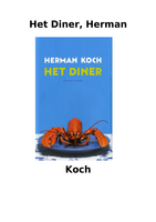 Het Diner, Herman Koch