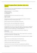 Hospital Corpsman Basic &vert;&vert; Questions with correct answers&period;