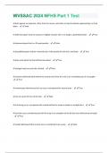 WVSSAC 2024 NFHS Part 1 Test  Questions And Answers Rated A&plus; New Update Assured Satisfaction