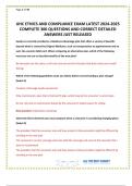UHC ETHICS AND COMPLIANCE EXAM LATEST 2024-2025 COMPLETE 300 QUESTIONS AND CORRECT DETAILED ANSWERS JUST RELEASED&period;