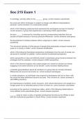 SOC  well Bundled Exams with perfect answers 2024