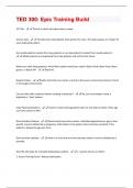 TED 300&colon; Epic Training Build Exam 1 &lpar;100&percnt; correct and graded A&plus;&rpar;