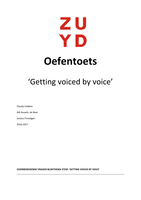 Oefententamen & antwoorden blok 3 stem&comma; logopedie jaar 1