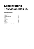 Samenvatting Testvision blok D2