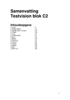 Samenvatting Testvision blok C2
