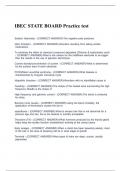 IBEC STATE BOARD Practice test&period;
