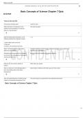 Basic Concepts of Science Chapter 7 Quiz &lowbar; &lpar;DETAILED ANSWERS&rpar; Semester 1 2024 - DISTINCTION