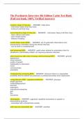The Psychiatric Interview 4th Edition Carlat Test Ban1