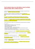 The Psychiatric Interview 4th Edition Carlat Test Ban1