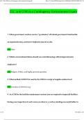 CLC 206 COR in a Contingency Enviornment Exam Questions and Verified Answers &lpar;2024 &sol; 2025&rpar; 100&percnt; Guarantee Pass