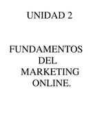 Fundamentos del Marketing Online