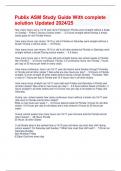 Publix ASM Study Guide With complete solution Updated 2024&sol;25