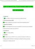 Fire guard NY F01&comma; F-01CITYWIDE FIRE GUARD FOR IMPAIRMENT Questions and Verified Answers &lpar;2024 &sol; 2025&rpar; 100&percnt; Guarantee Pass