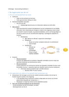 Celbiologie - Samenvatting hoofdstuk 1