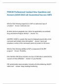 PMK-EE Professional Conduct New Questions and Answers&semi;&lpar;2024&sol;2025 ed&rpar; Guaranteed Success 100&percnt;