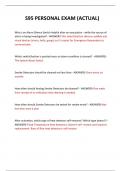  S95 PERSONAL EXAM &lpar;ACTUAL&rpar; 2024 QUESTIONS AND ANSWERS
