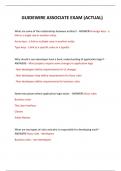  GUIDEWIRE ASSOCIATE EXAM &lpar;ACTUAL&rpar; 2024 QUESTIONS AND ANSWERS