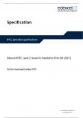 BTEC Level 2 Award in Paediatric First Aid &lpar;QCF&rpar;
