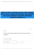 RIGHT OF WAY PORTION OF QAC TEST NEWEST 2024 ACTUAL EXAM 65 QUESTIONS AND CORRECT DETAILED ANSWERS &lpar;VERIFIED ANSWERS&rpar; &vert;ALREADY GRADED A&plus;
