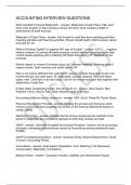 ACCOUNTING INTERVIEW QUESTIONS